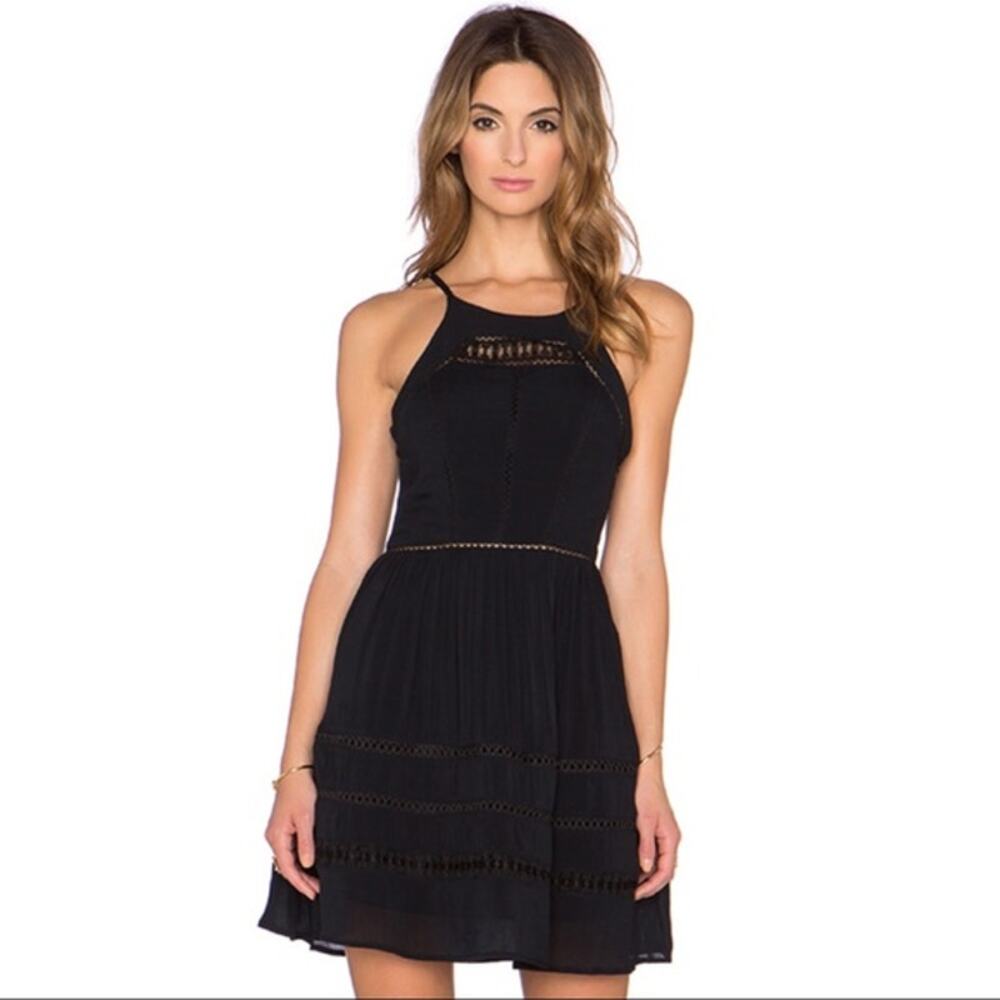 Sam Edelman Crochet Accent Black Sundress 4